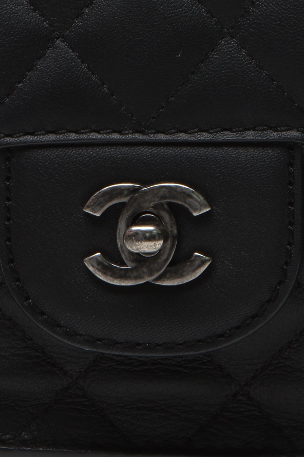 Accordion Flap Bag - Black