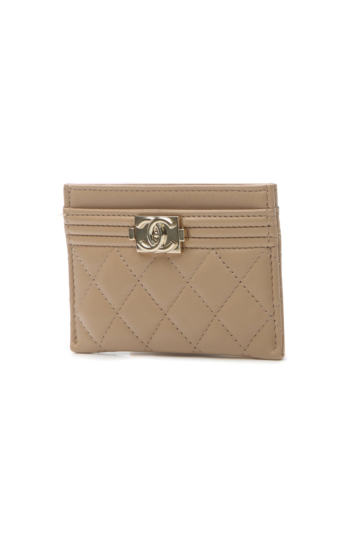 Boy Card Holder - Beige