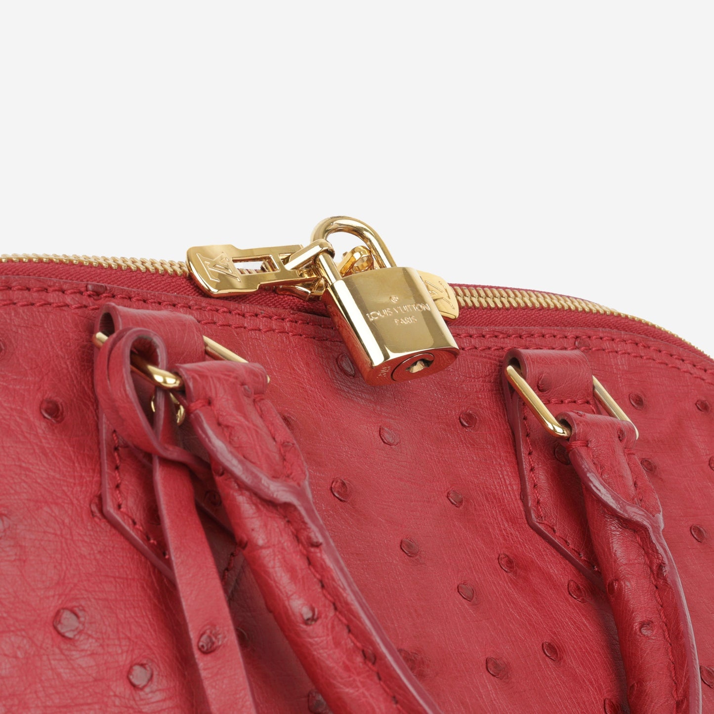 Louis Vuitton Alma PM - Raspberry Ostrich