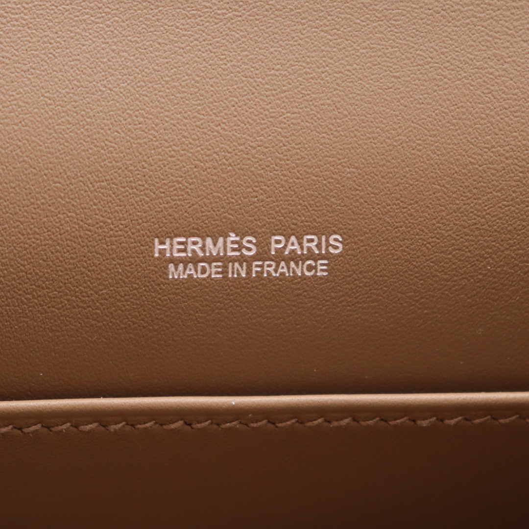 Hermès Kelly Mini Teddy Plush Shearling Gris Caillou/Etoupe Palladium Hardware