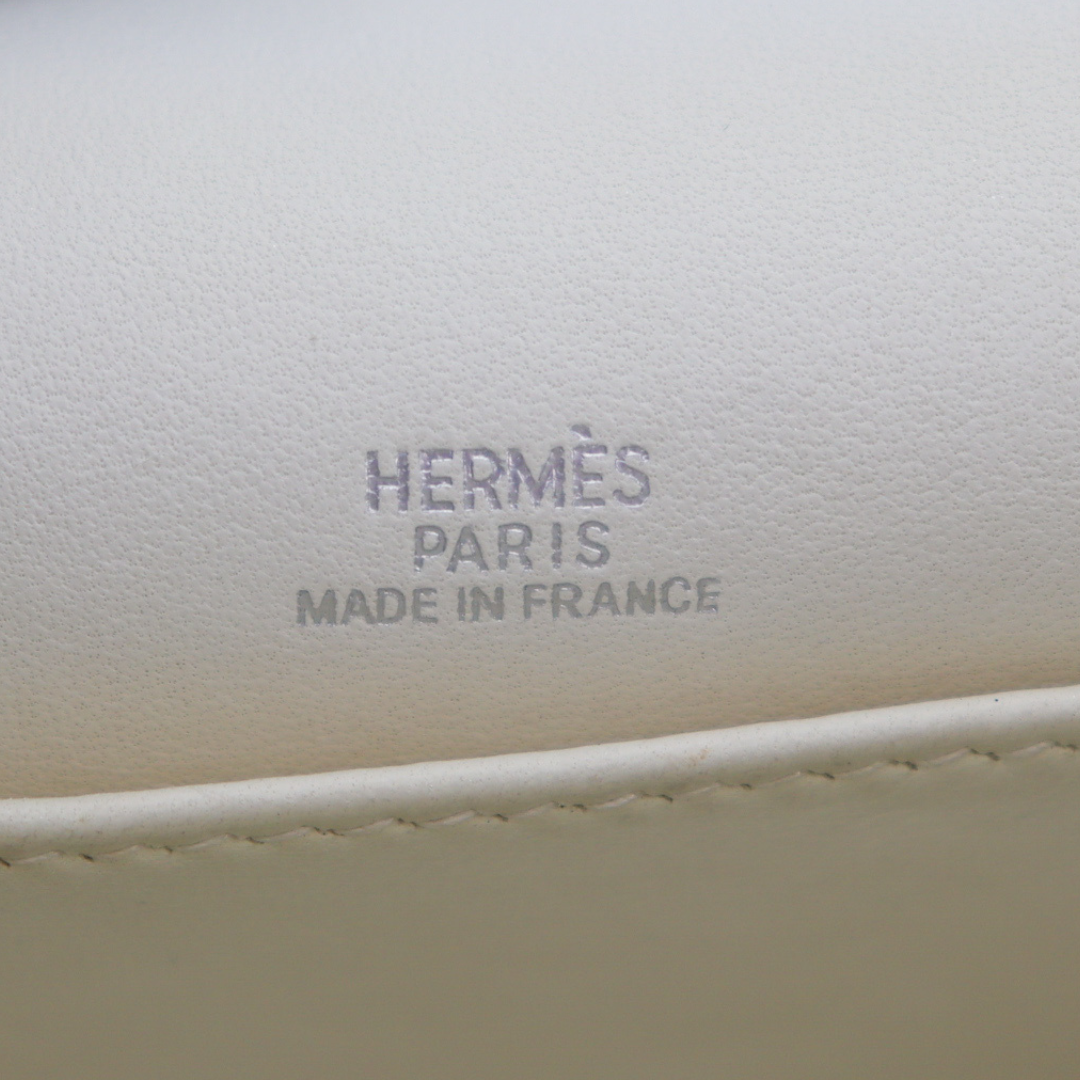 Hermès Kelly Pochette Silver Metallic Swift Leather Palladium Hardware