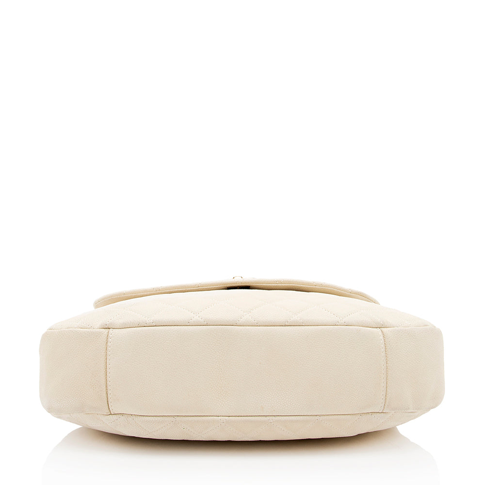 Chanel Caviar Leather Country Chic Messenger Bag