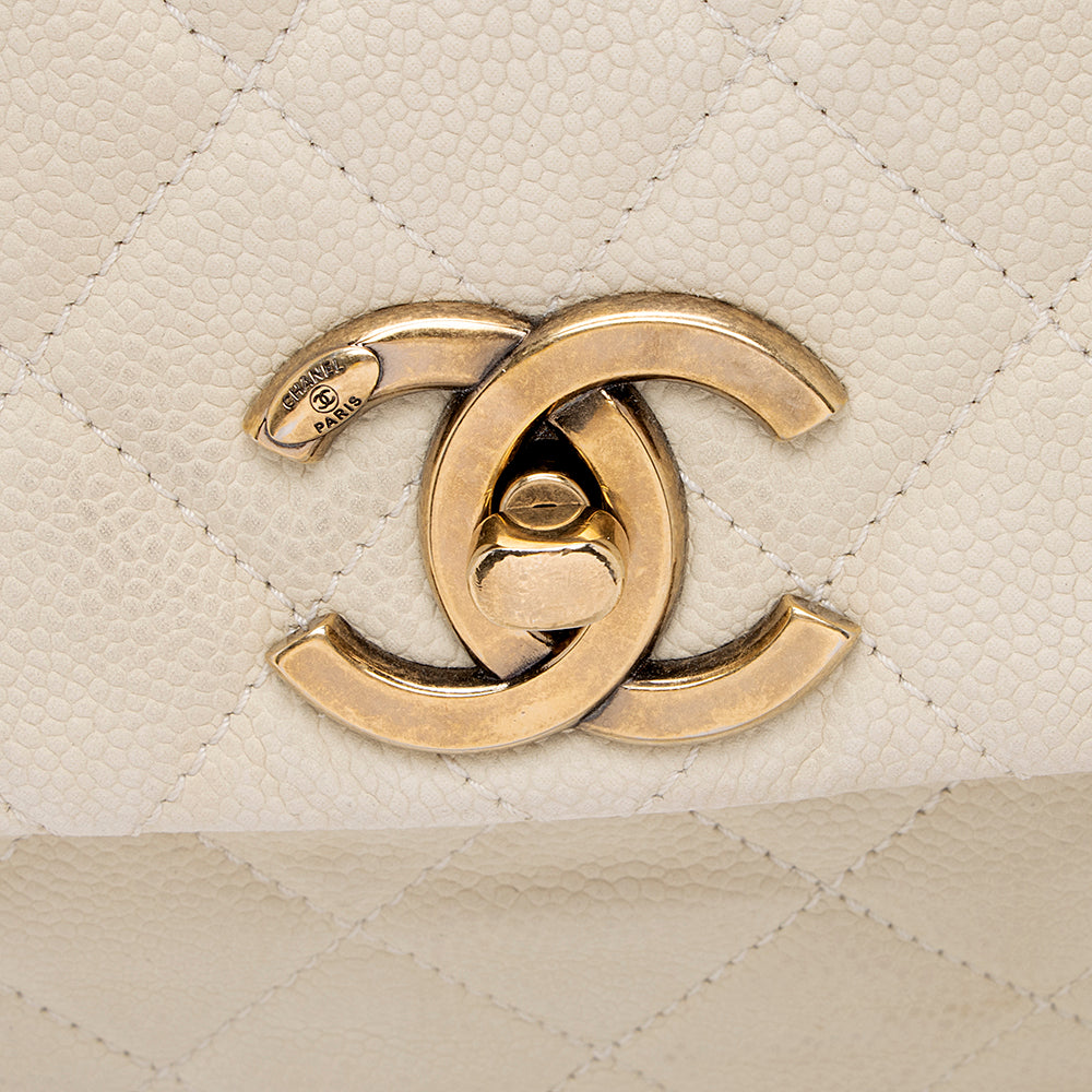 Chanel Caviar Leather Country Chic Messenger Bag