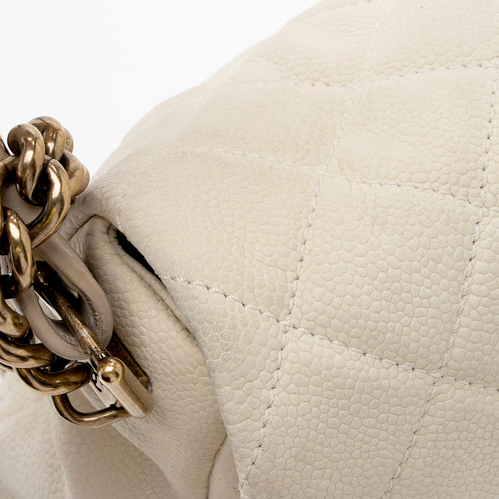 Chanel Caviar Leather Country Chic Messenger Bag