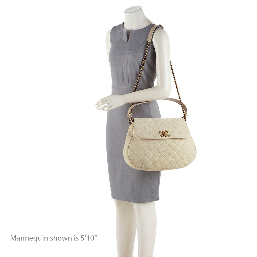 Chanel Caviar Leather Country Chic Messenger Bag