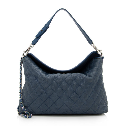 Chanel Caviar Leather French Riviera Hobo