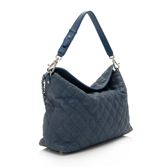 Chanel Caviar Leather French Riviera Hobo