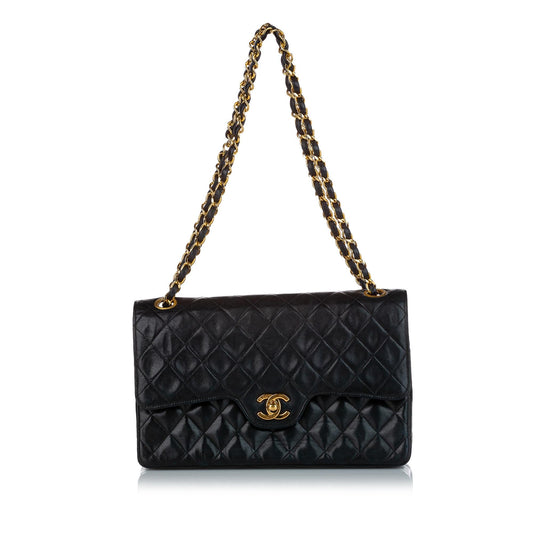 Chanel Classic Medium Lambskin Leather Double Flap Bag