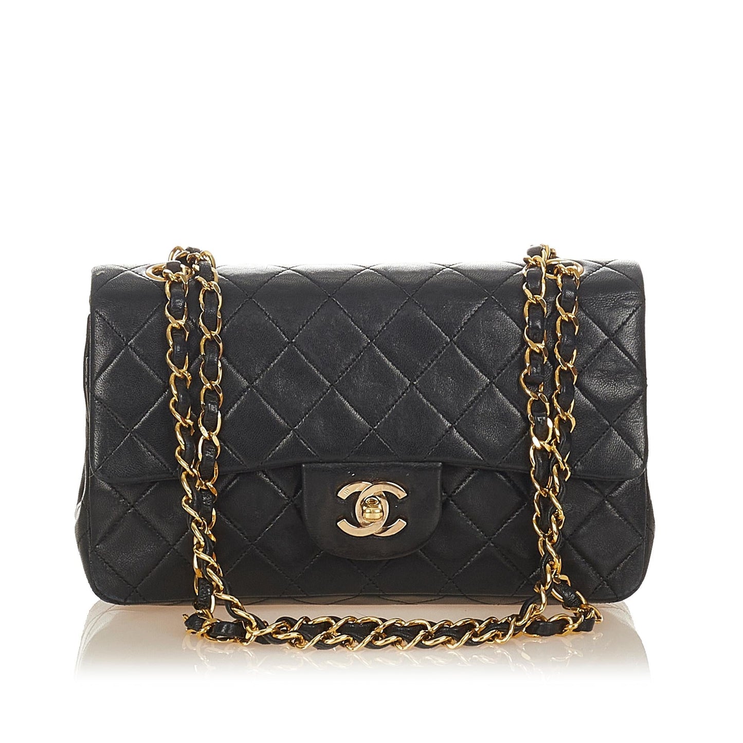 Chanel Classic Small Lambskin Leather Double Flap Bag
