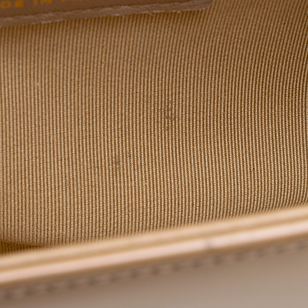 Chanel Iridescent Shiny Calfskin Old Medium Boy Bag