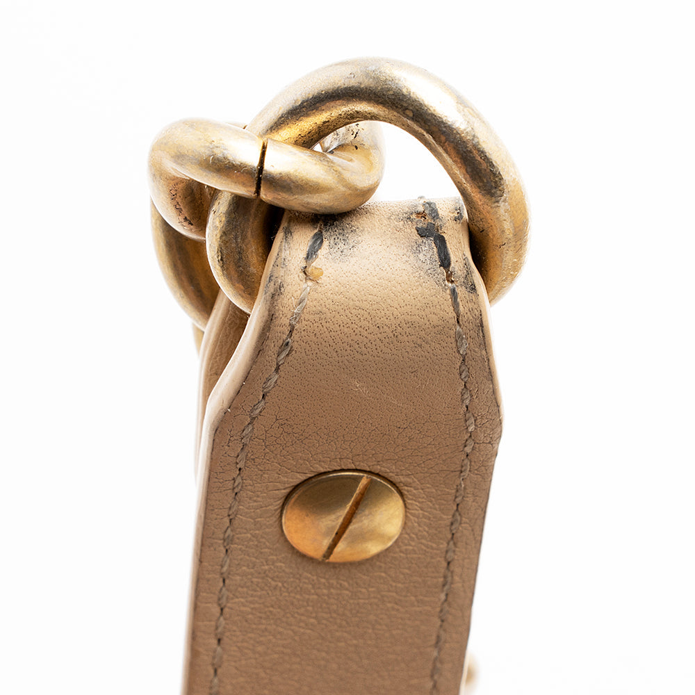 Chanel Lambskin Chain Top Handle Small Boy Bag