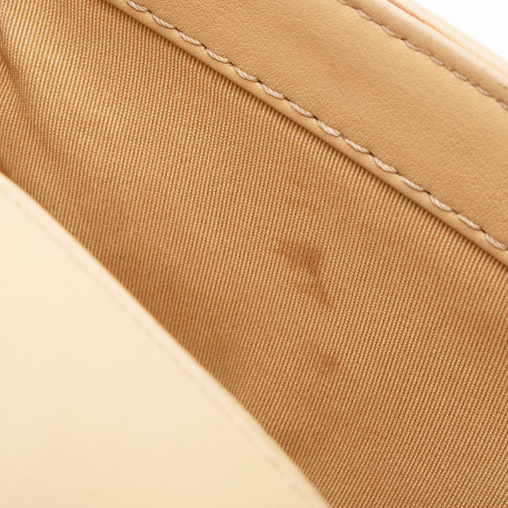 Chanel Lambskin Chain Top Handle Small Boy Bag