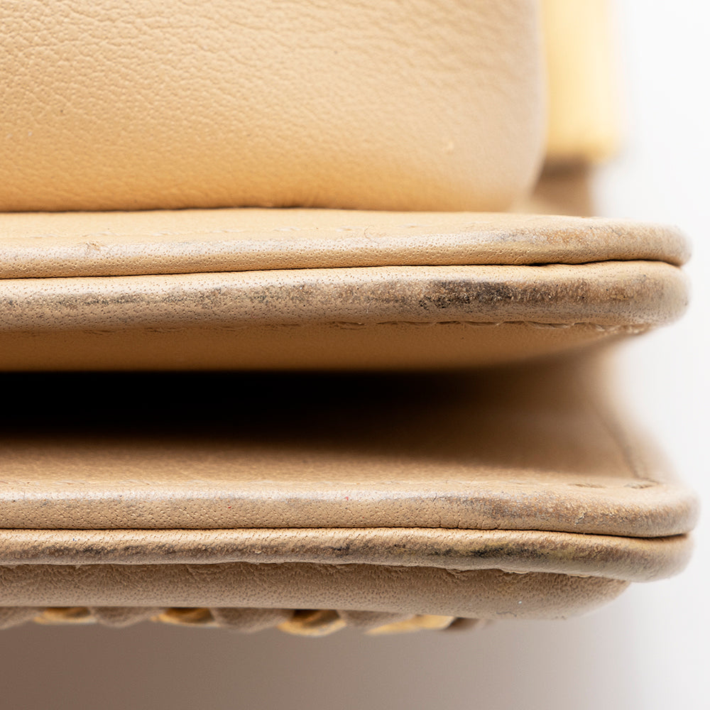 Chanel Lambskin Chain Top Handle Small Boy Bag