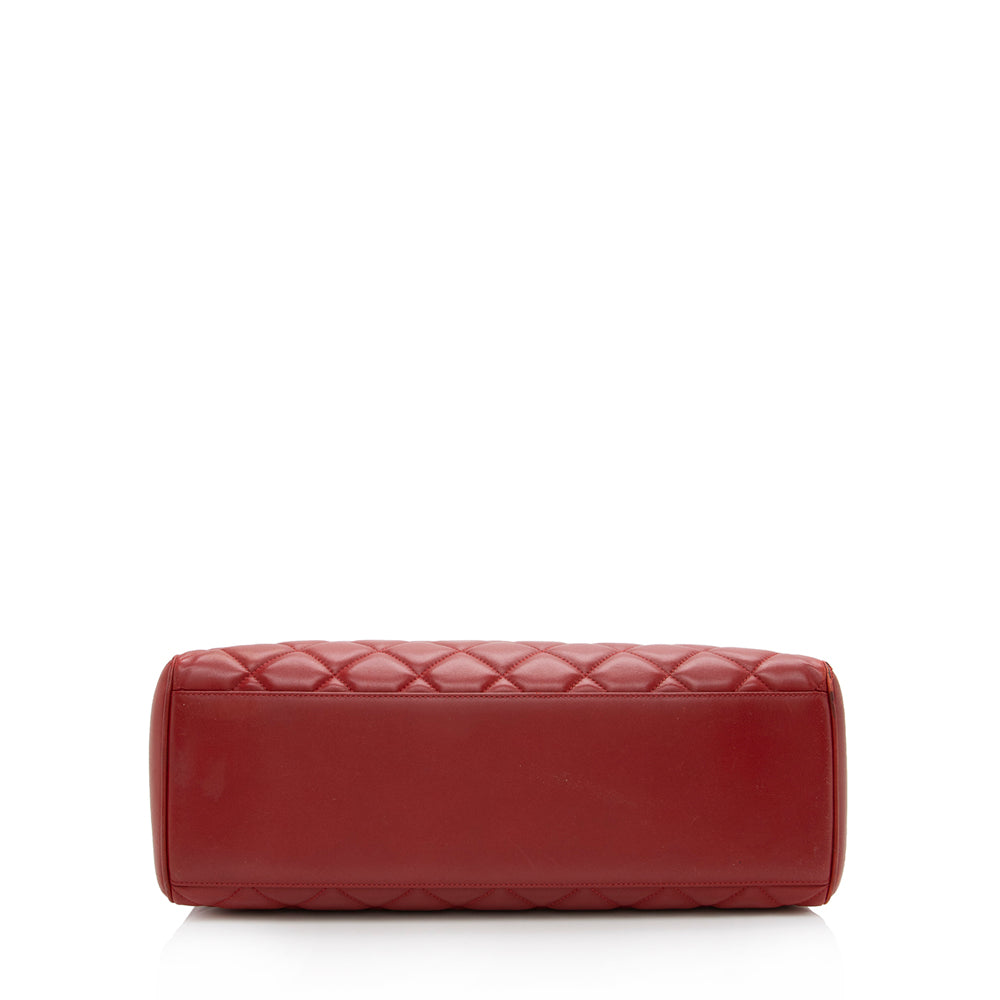 Chanel Lambskin Flap CC Shoulder Bag