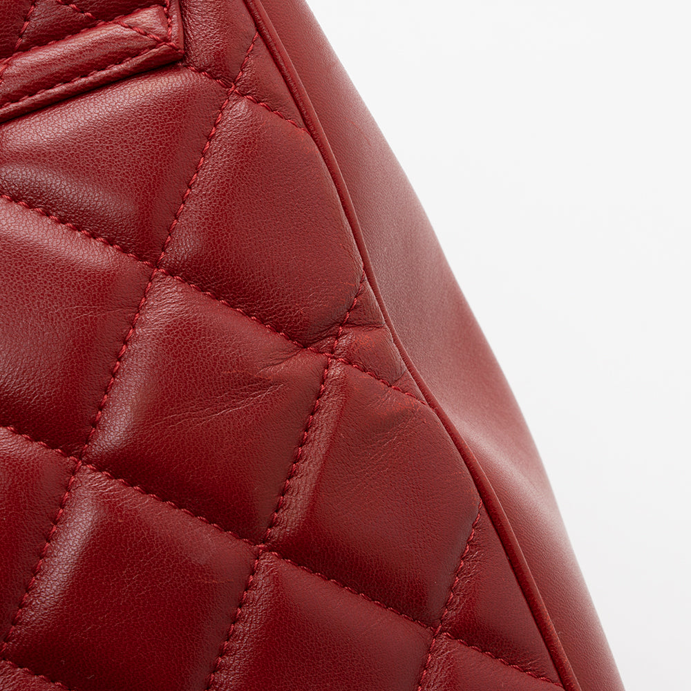 Chanel Lambskin Flap CC Shoulder Bag