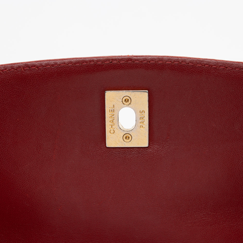 Chanel Lambskin Flap CC Shoulder Bag