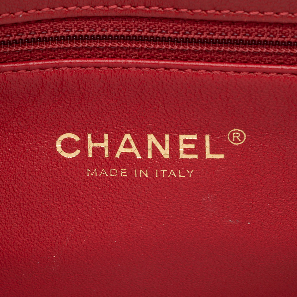 Chanel Lambskin Flap CC Shoulder Bag