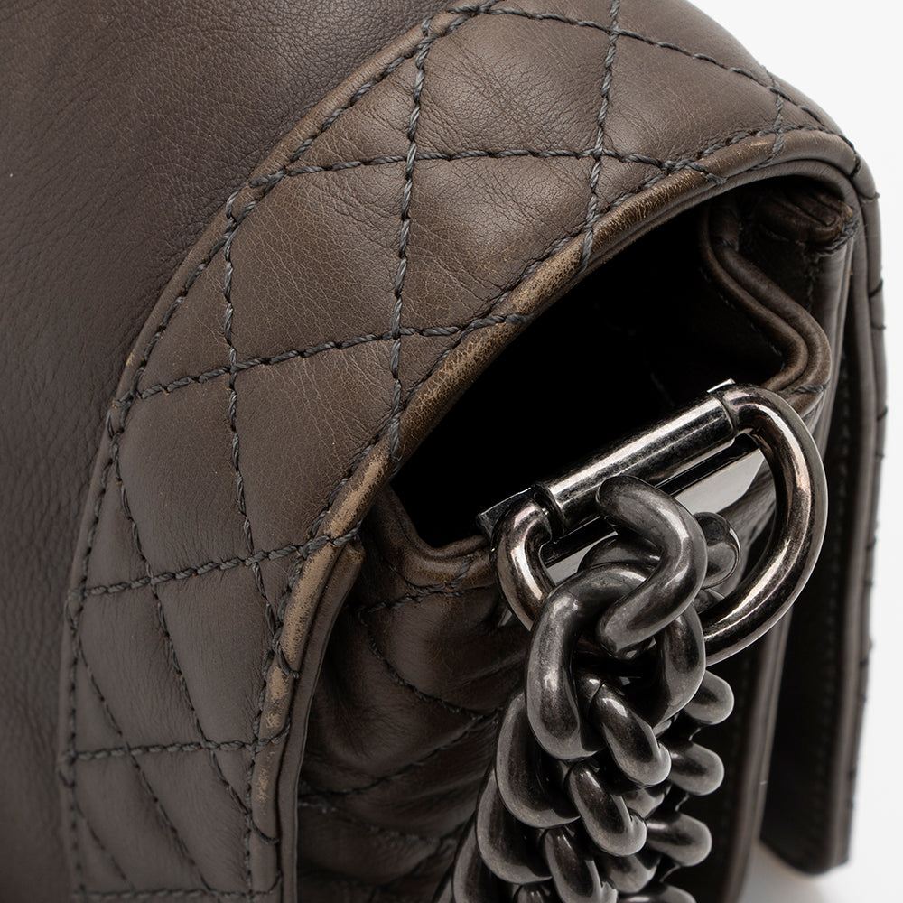 Chanel Lambskin Reverso Medium Boy Bag