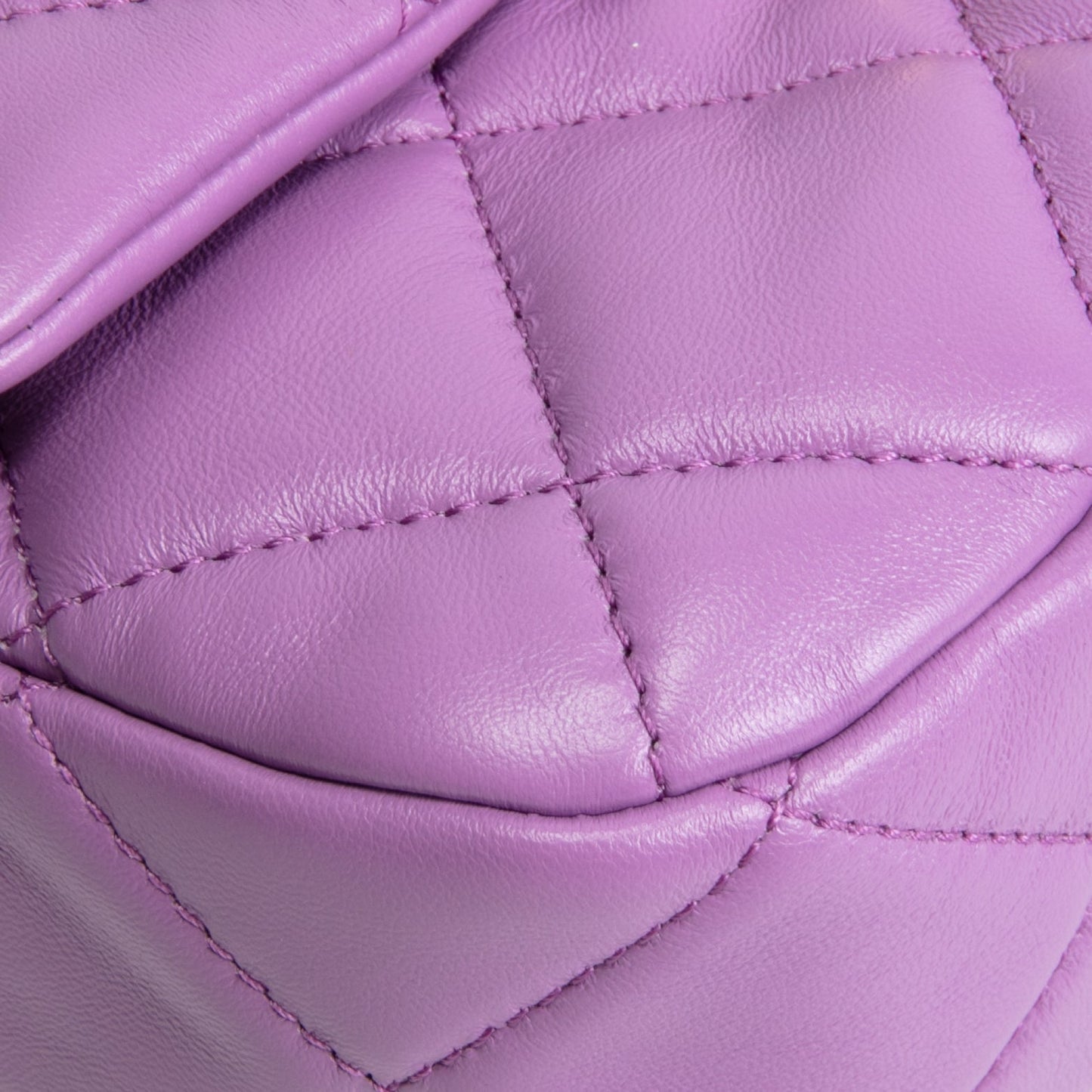 CHANEL Mini Candy Chain Flap Bag - Purple