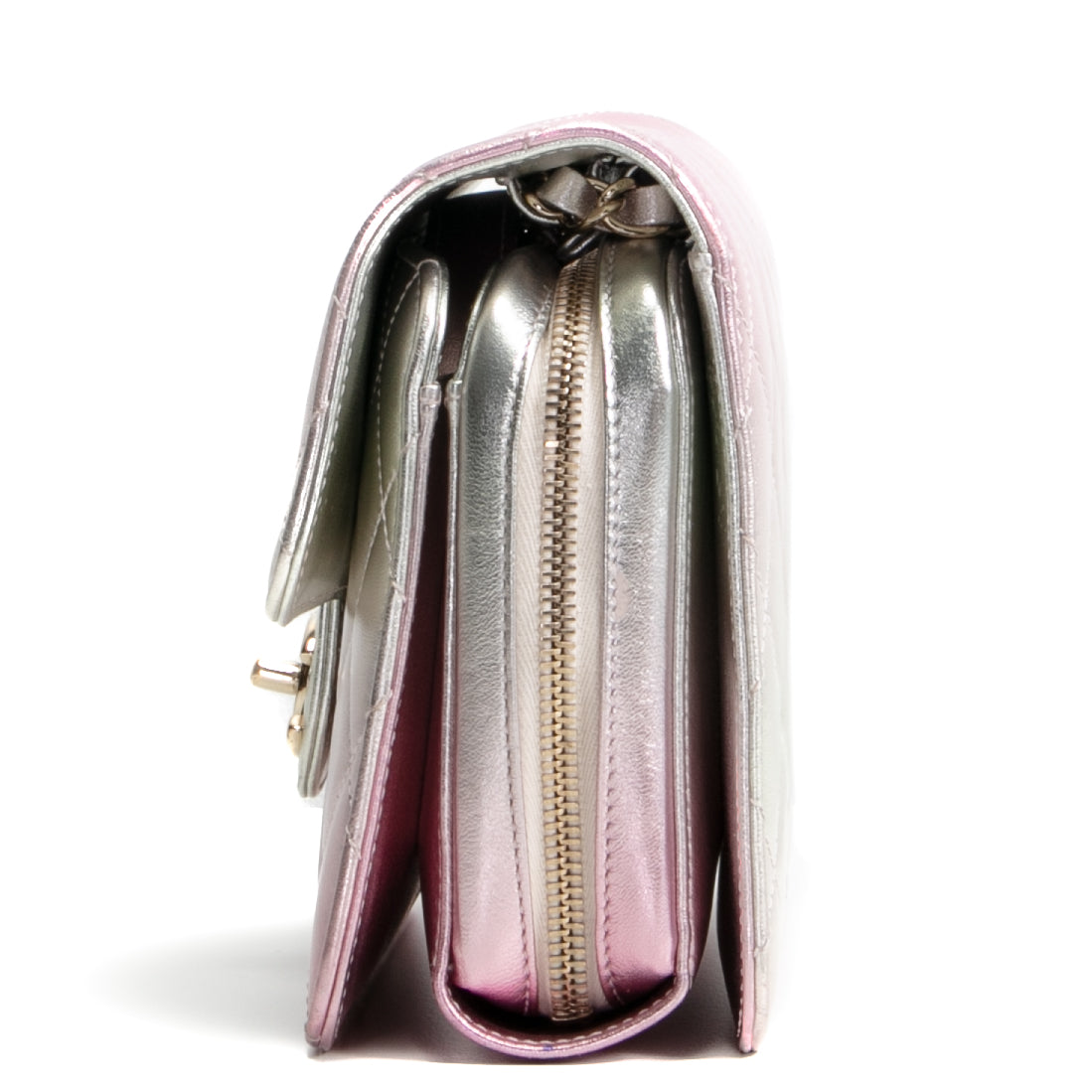 CHANEL Like A Wallet Flap - Metallic Pink