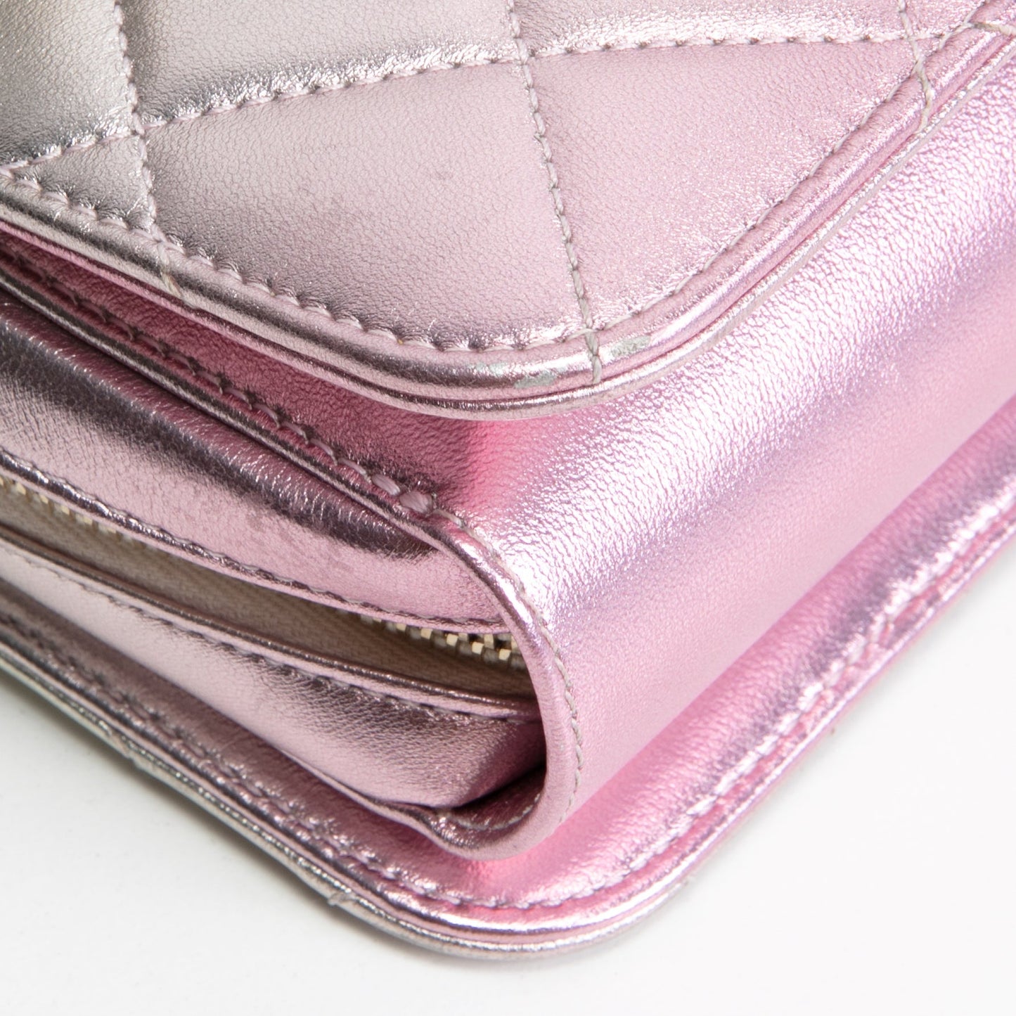 CHANEL Like A Wallet Flap - Metallic Pink