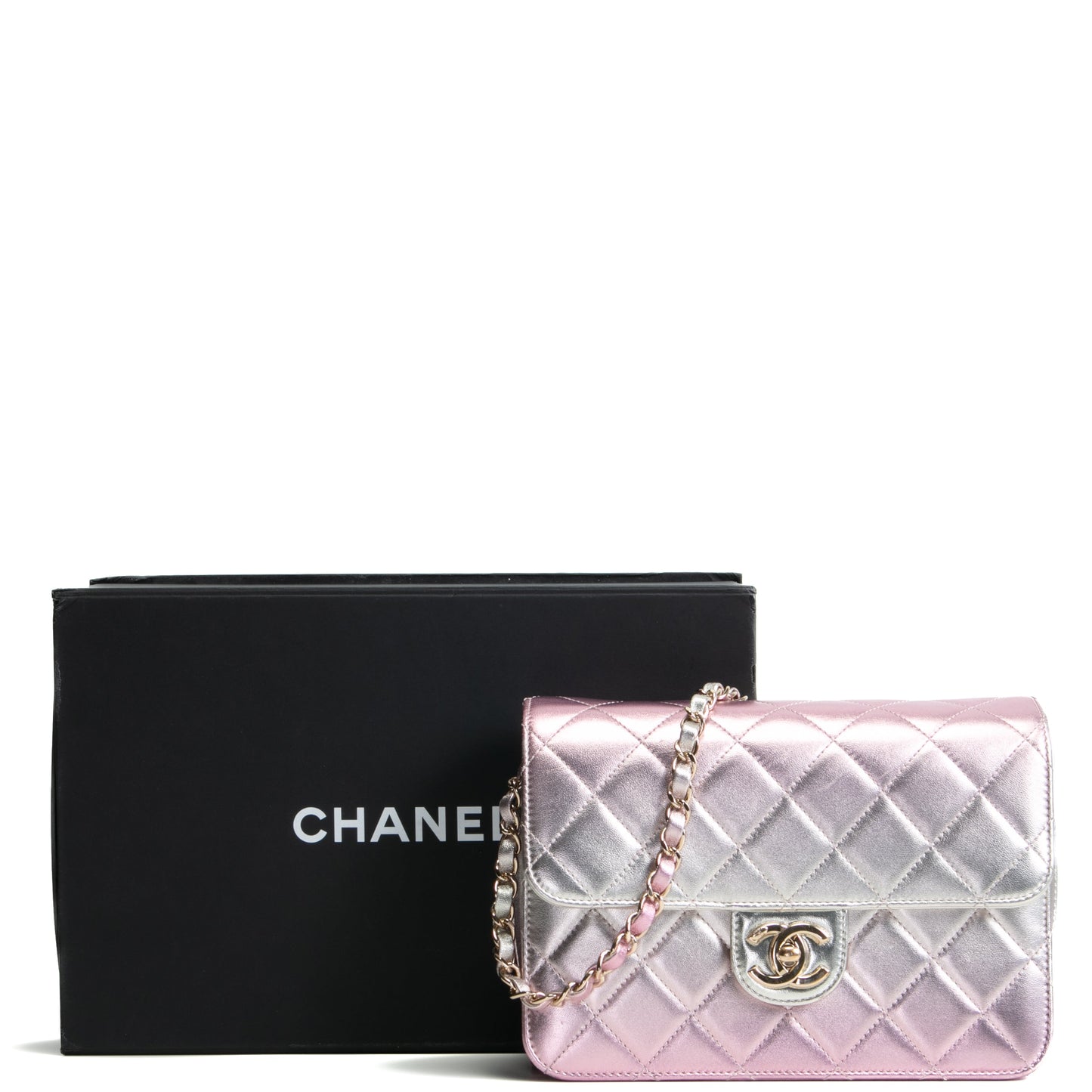 CHANEL Like A Wallet Flap - Metallic Pink