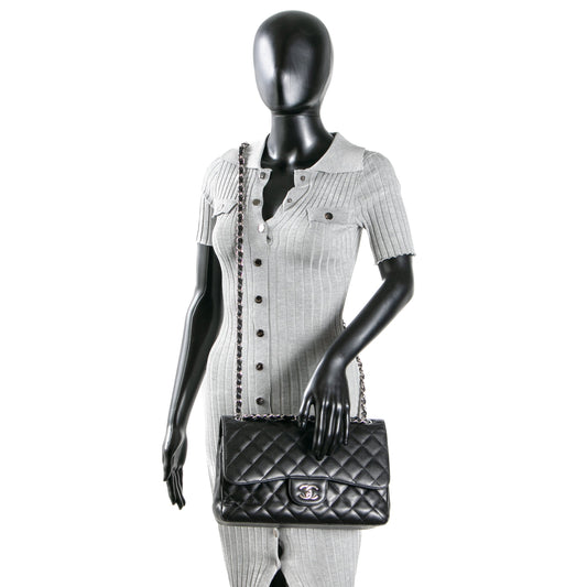 CHANEL Jumbo Double Flap - Black