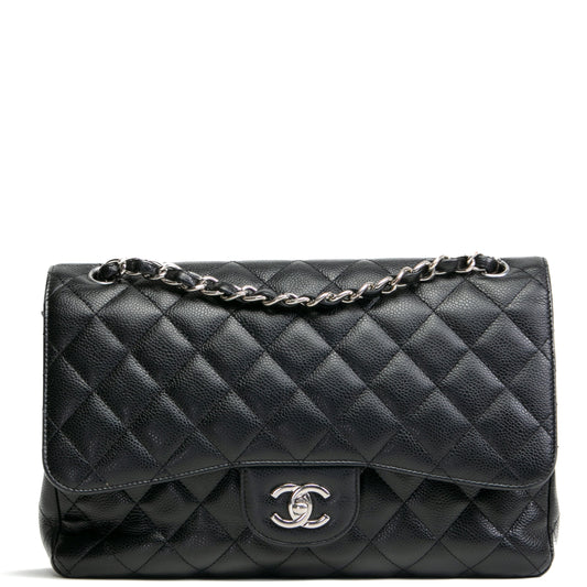 CHANEL Jumbo Double Flap - Black