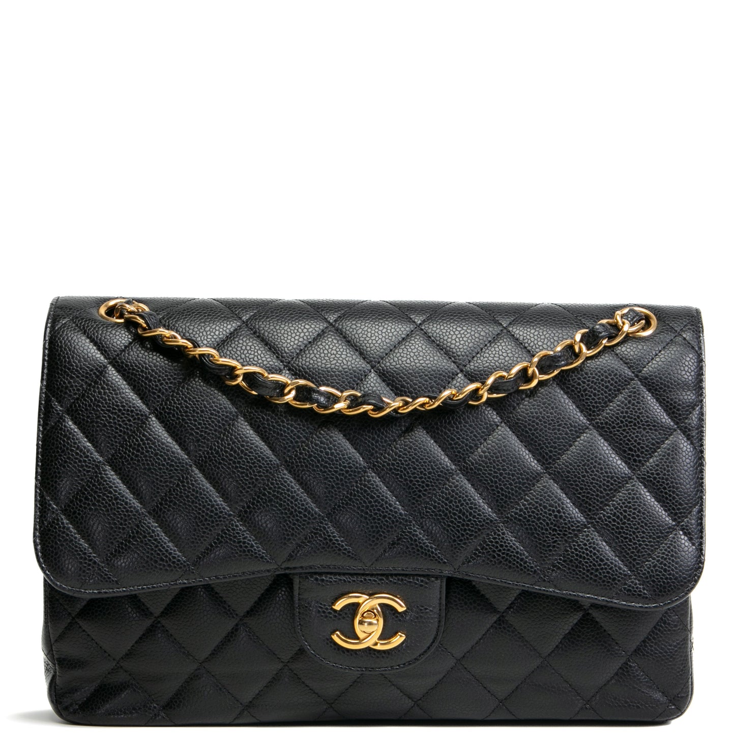 CHANEL Jumbo Double Flap -  Black