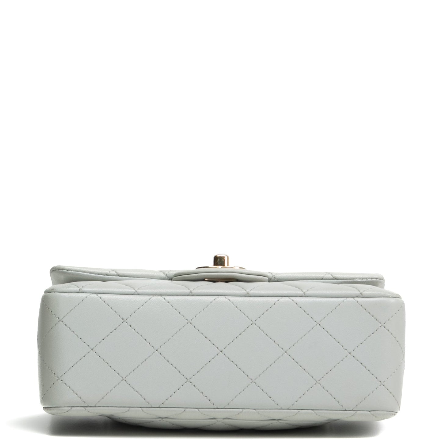 CHANEL Rectangular Mini Flap - Greyish Blue