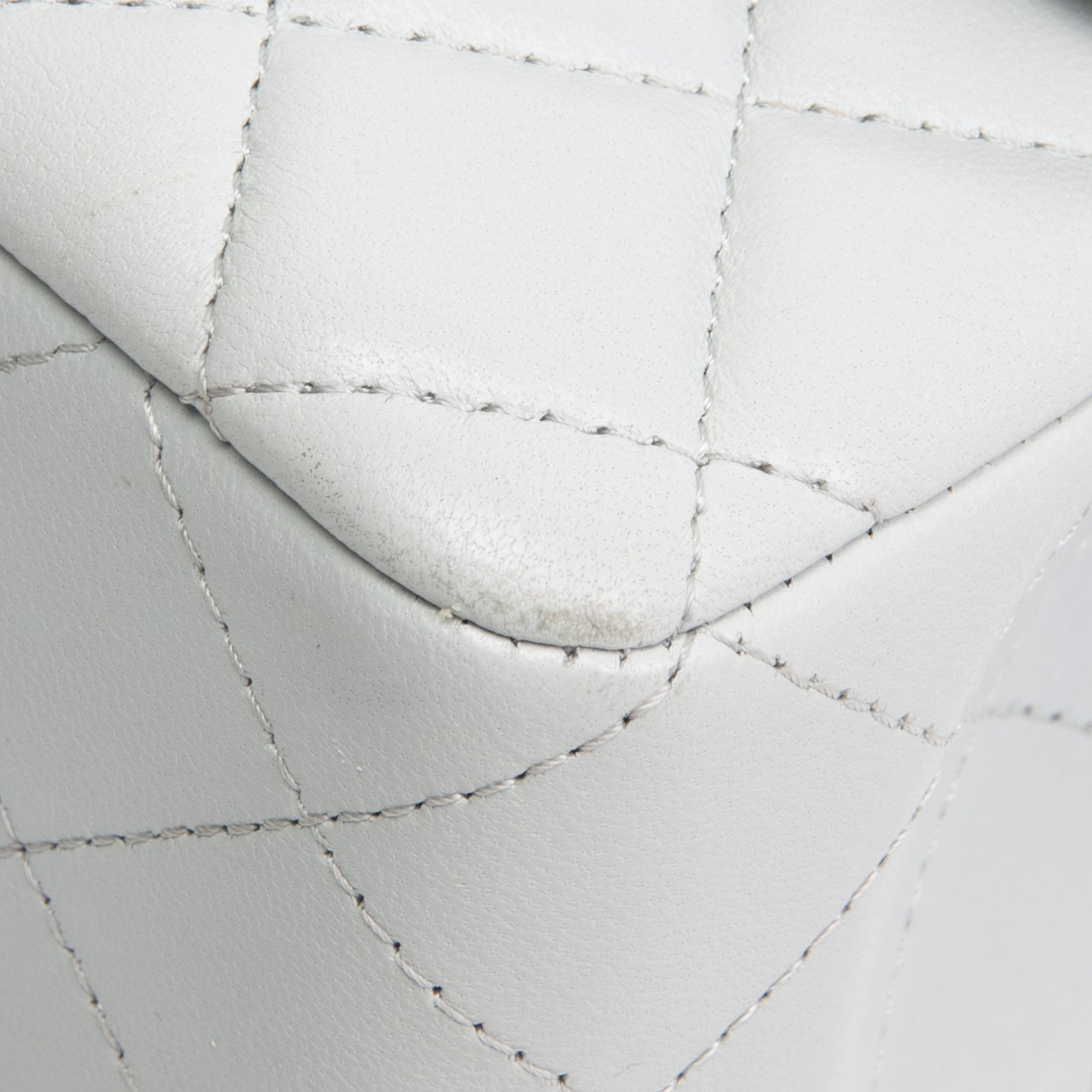 CHANEL Rectangular Mini Flap - Greyish Blue