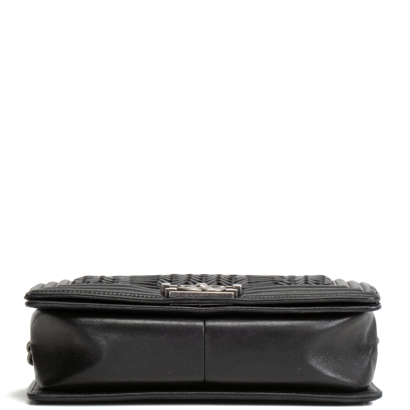 CHANEL 3D Pleated Medium Boy Bag - Black