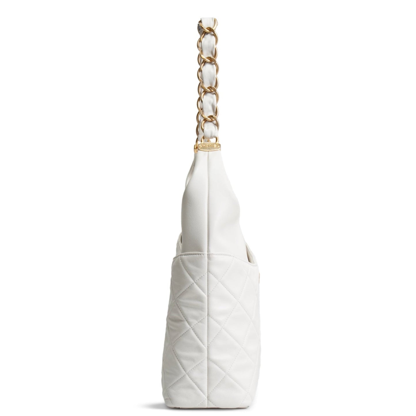 CHANEL 2022 Close To Me Hobo - White