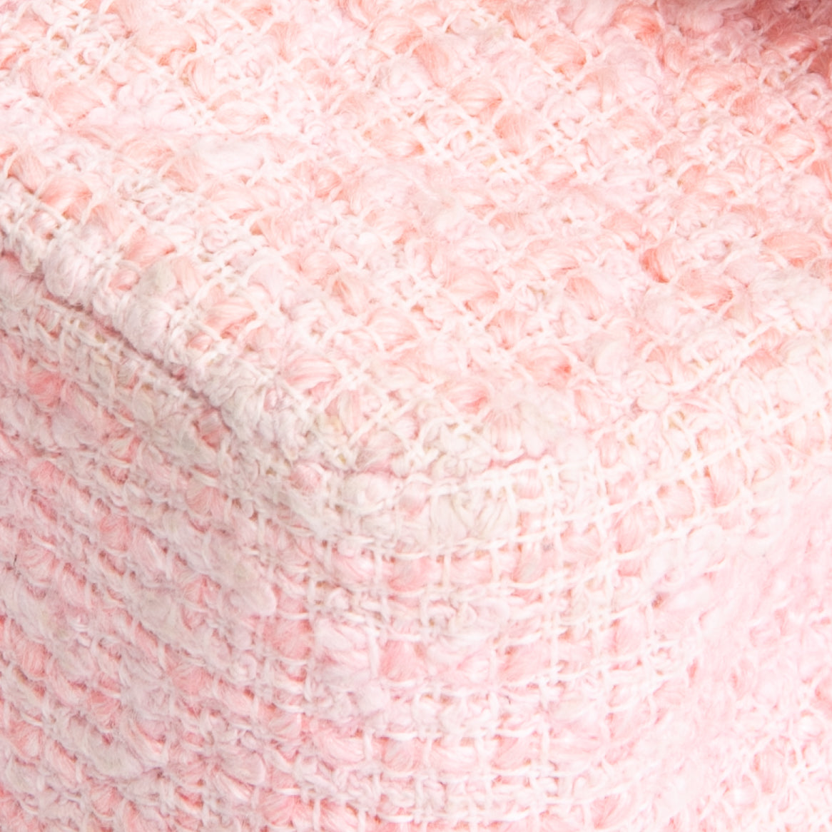 CHANEL Medium Tweed Double Flap - Pink