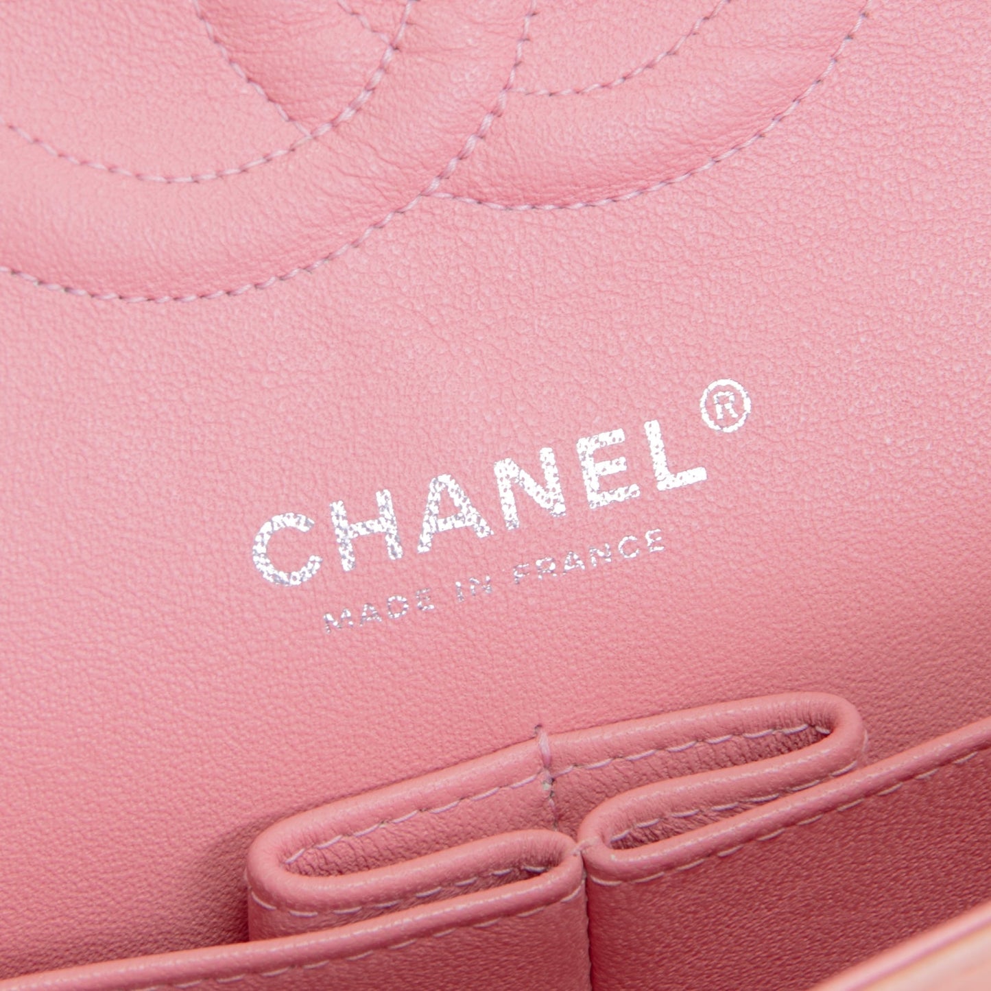 CHANEL Medium Tweed Double Flap - Pink