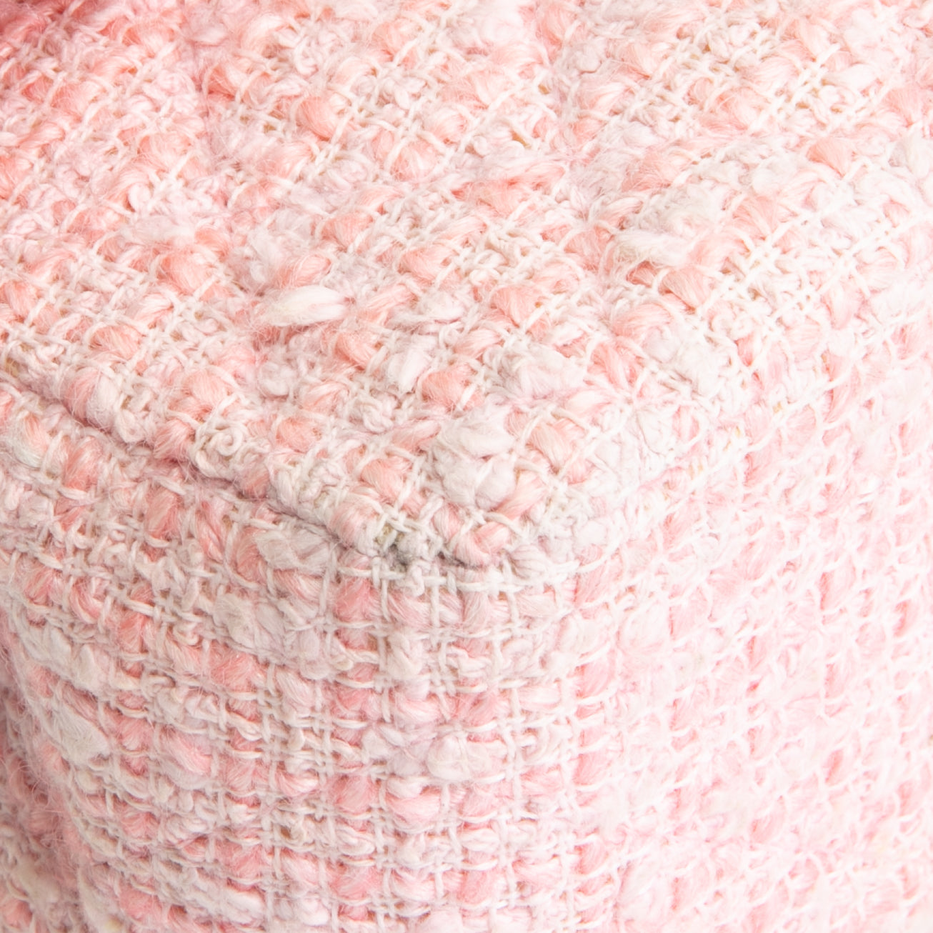 CHANEL Medium Tweed Double Flap - Pink