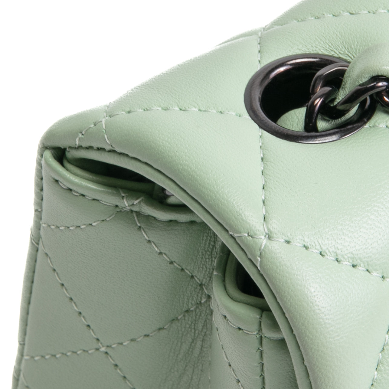 CHANEL Rectangular Mini Flap Bag - Matcha Green
