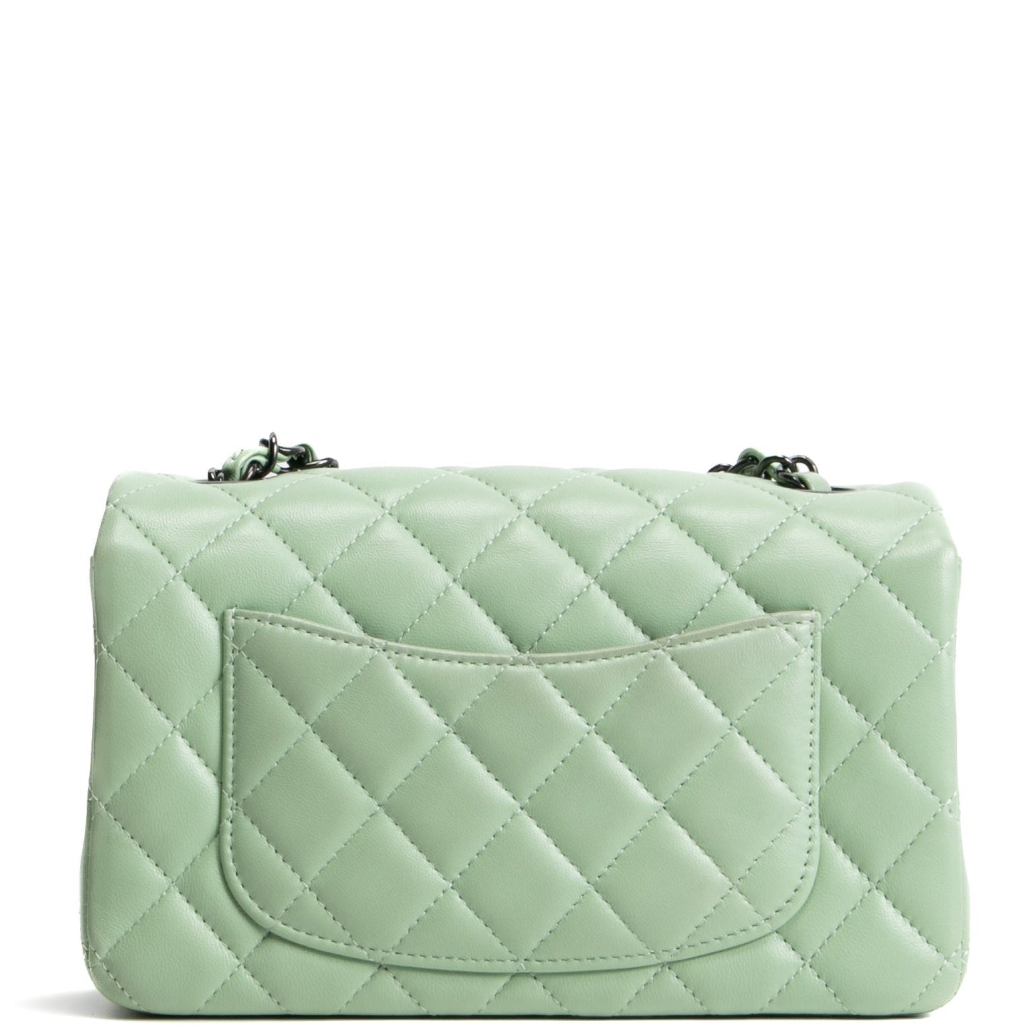 CHANEL Rectangular Mini Flap Bag - Matcha Green