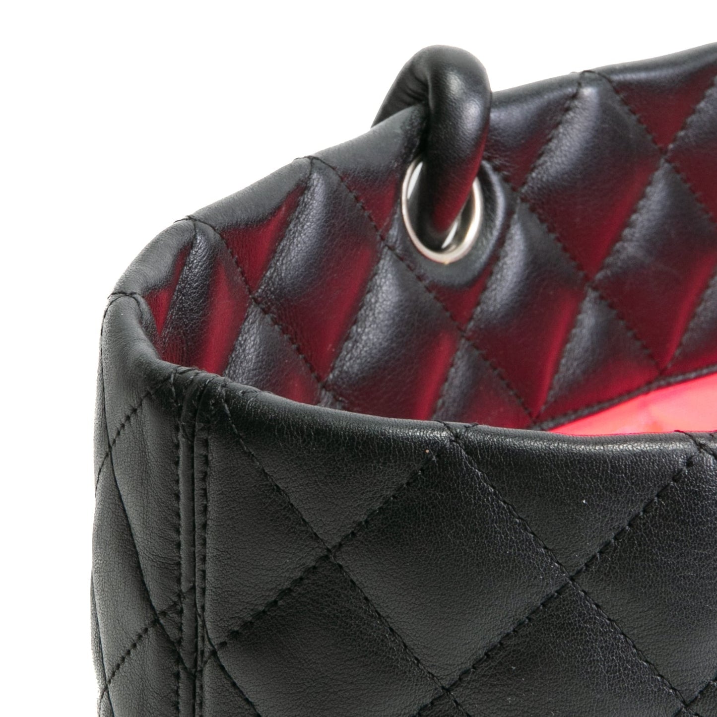 CHANEL Calfskin Quilted Cambon Tote Large- Black