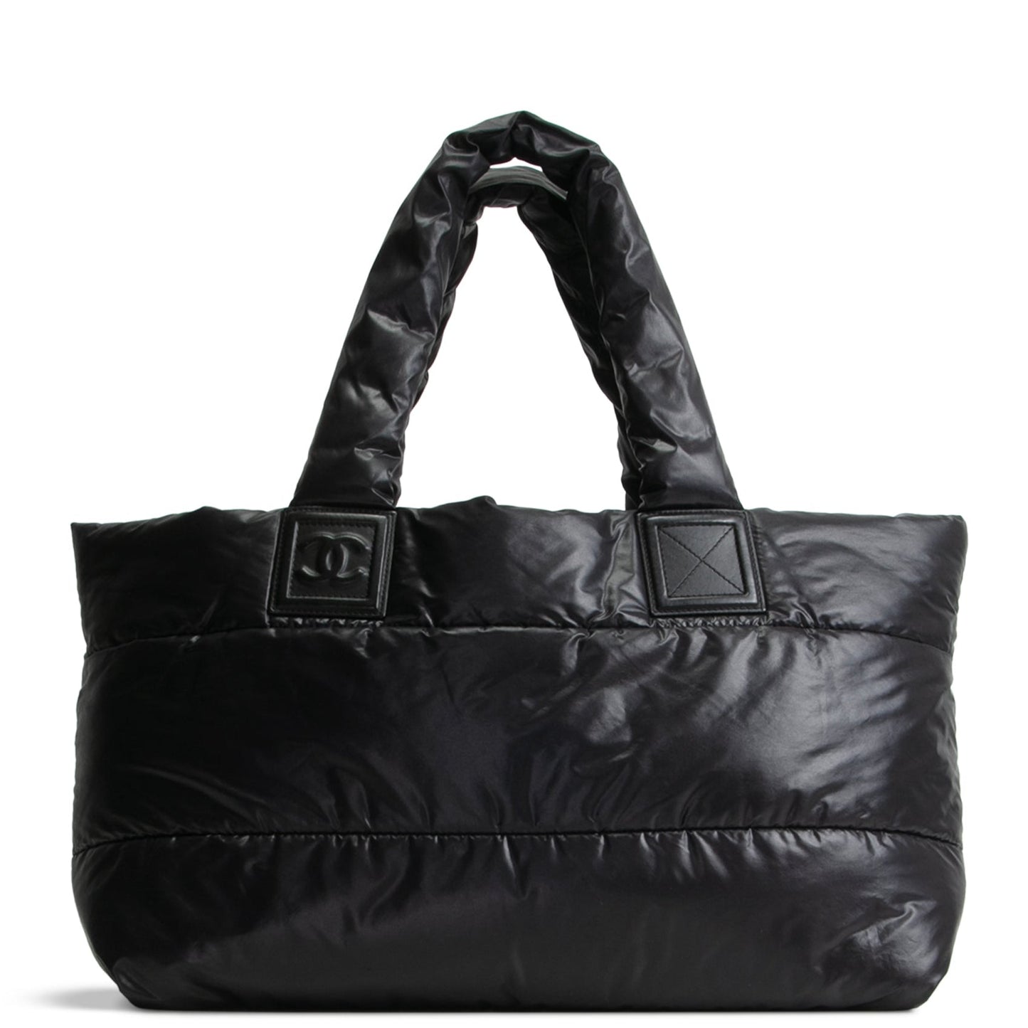 CHANEL CoCo Cocoon Reversible Tote Nylon Medium- Black