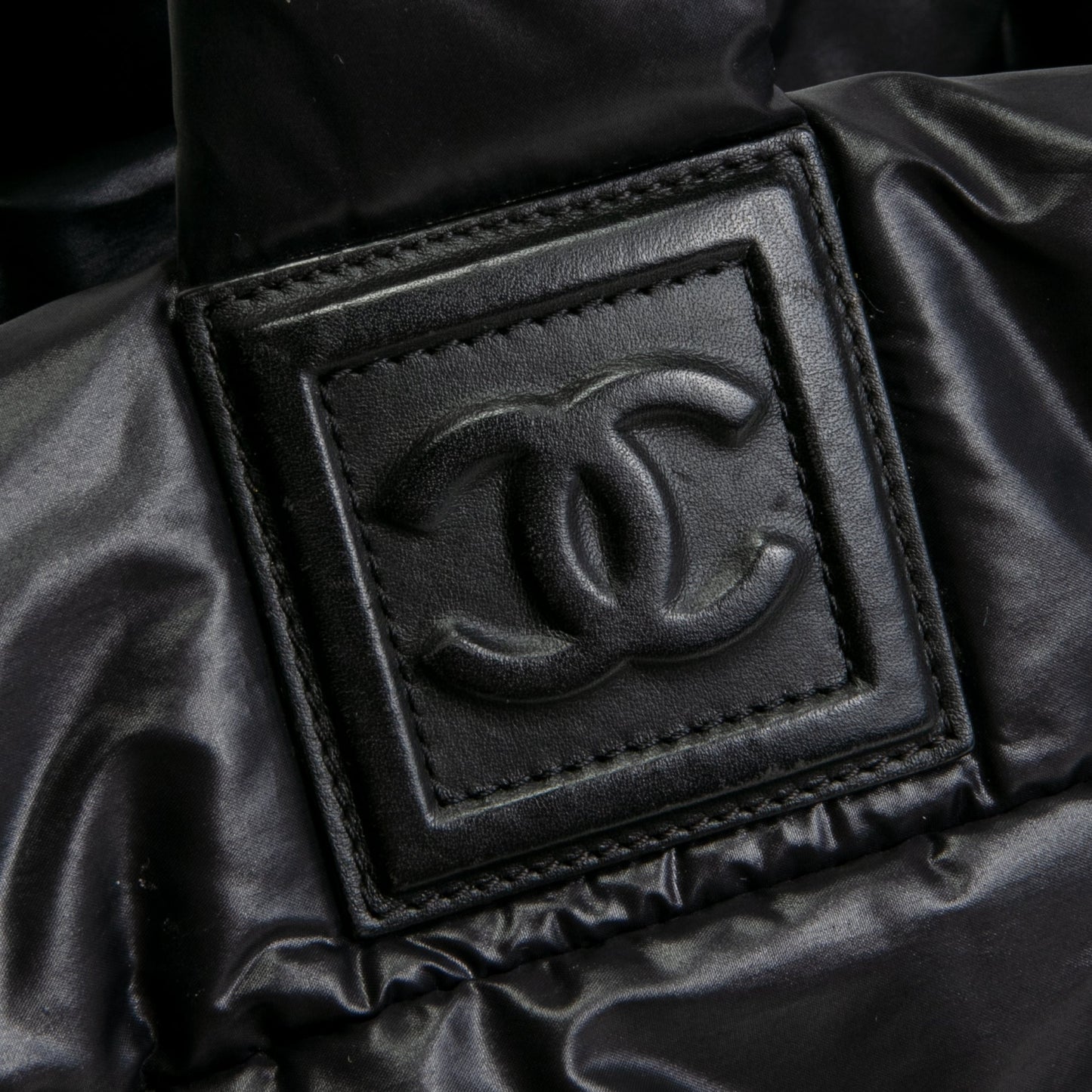 CHANEL CoCo Cocoon Reversible Tote Nylon Medium- Black