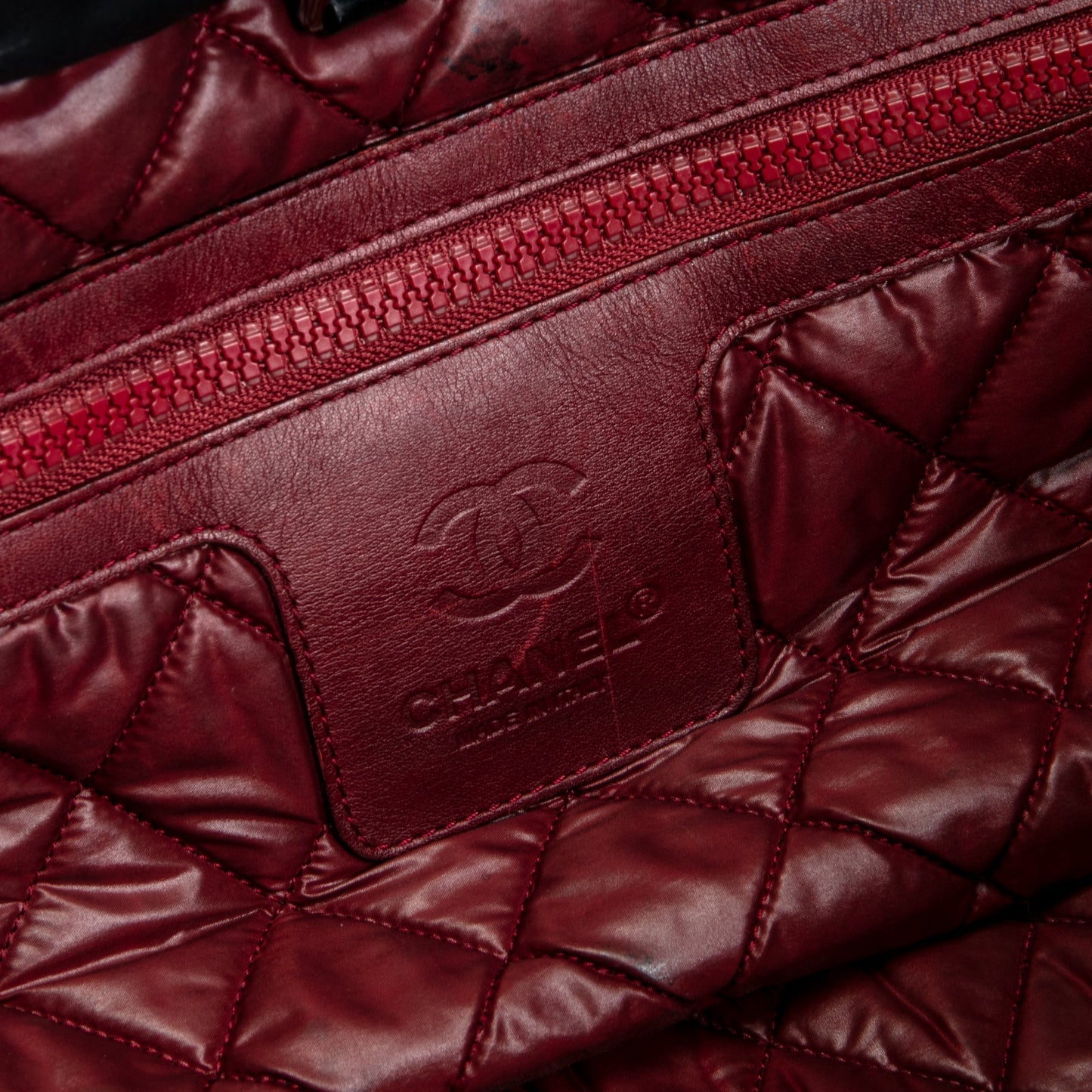 CHANEL CoCo Cocoon Reversible Tote Nylon Medium- Black