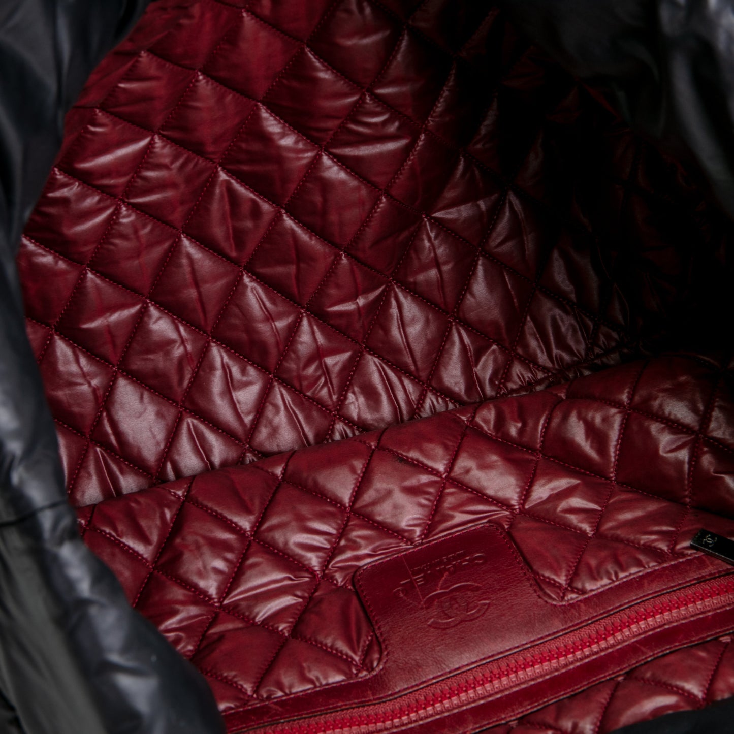 CHANEL CoCo Cocoon Reversible Tote Nylon Medium- Black