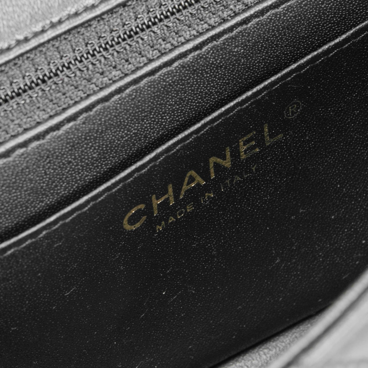 CHANEL Lambskin Quilted Rectangular Mini Flap Bag - Black