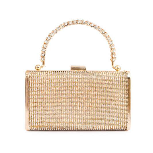 Golden Bridal Clutch