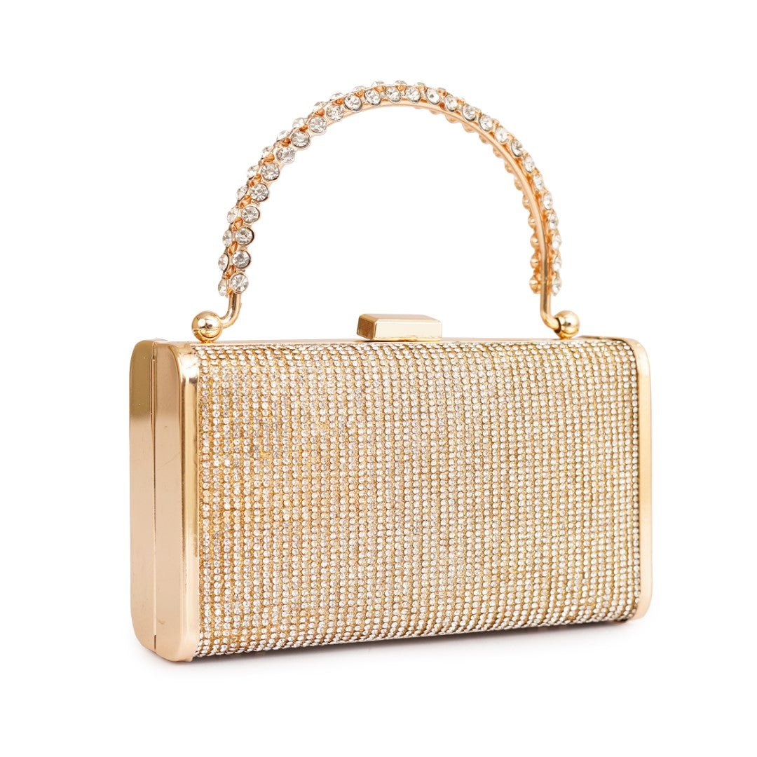 Golden Bridal Clutch