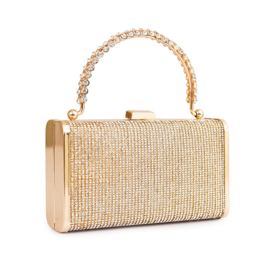 Golden Bridal Clutch