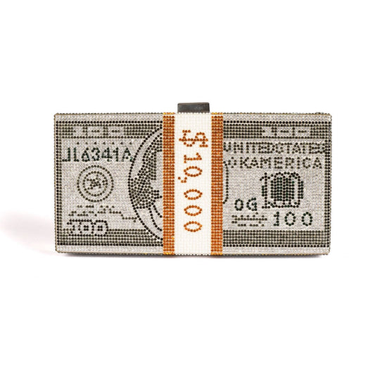 Silver Dollar Clutch