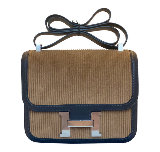Hermès Constance 24 Velours Cotele Swift Limited Edition Bag