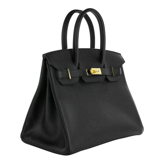 Hermès 30cm Birkin Black Epsom Leather Gold Hardware